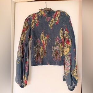 Scanlan Theodore Multicolor Floral Blouse